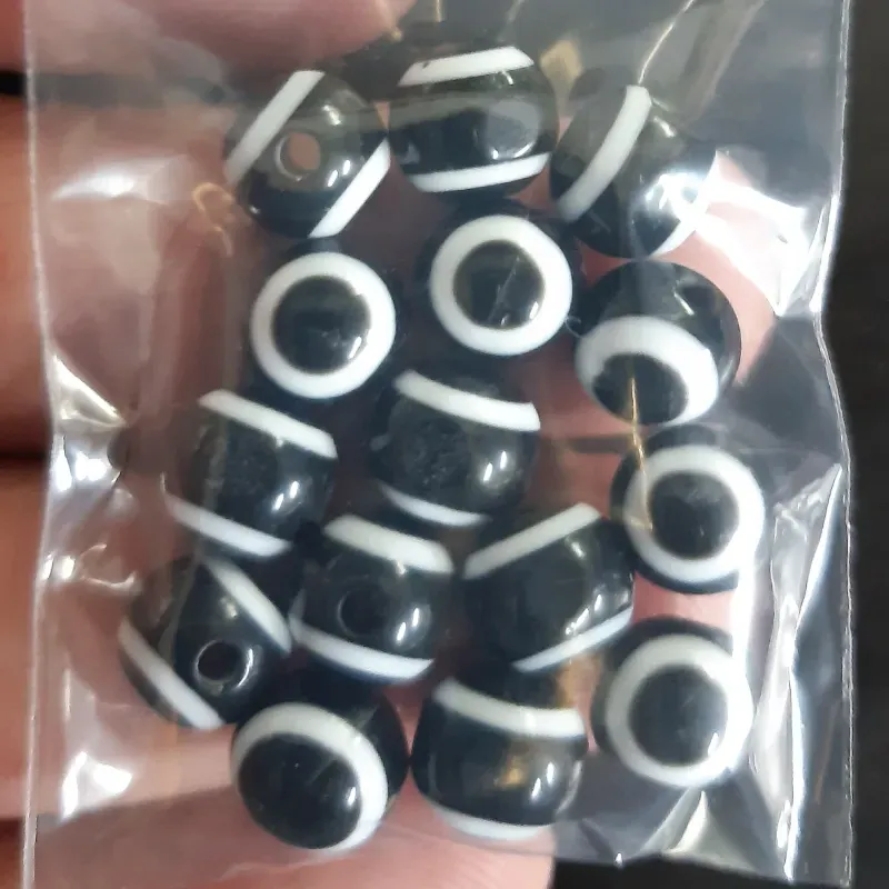 OJO TURCO REDONDO 8 MM 15 UNIDADES