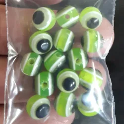 OJO TURCO REDONDO 8 MM 15 UNIDADES