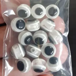 OJO TURCO REDONDO 8 MM 15 UNIDADES