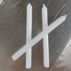 VELA BLANCA IMPORTADA 1 UNIDAD