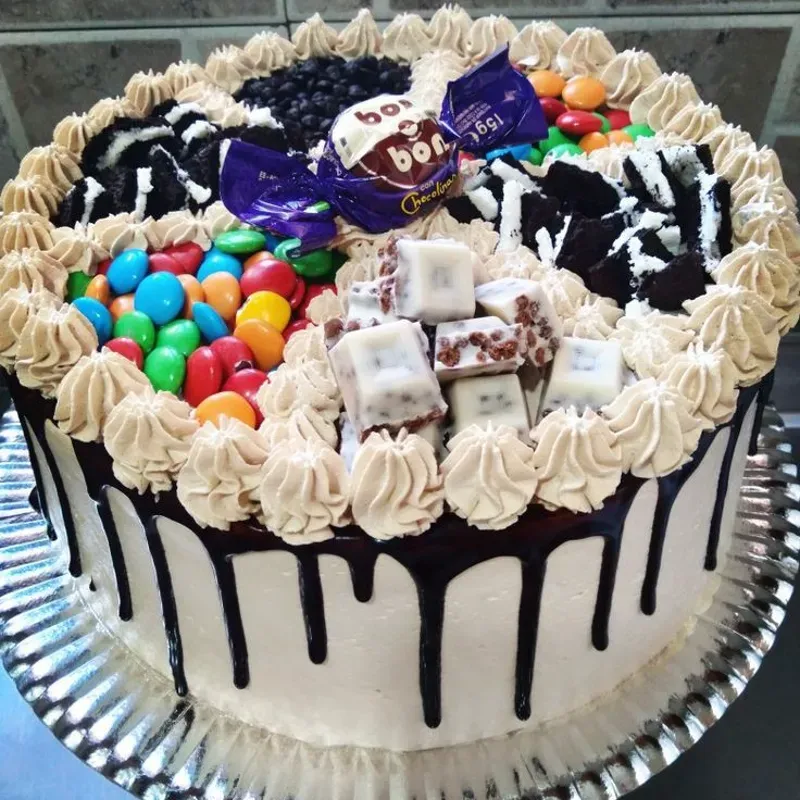 Cake 4 estaciones de nata