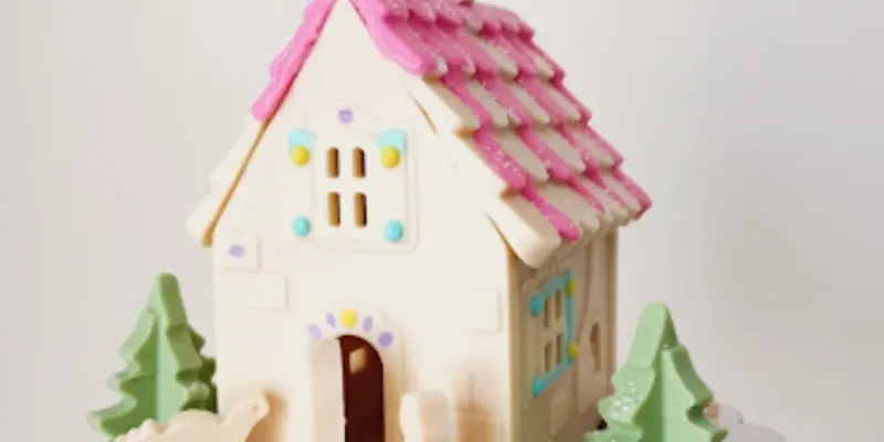 Kit Arma tu Casita de Chocolate (chocolate blanco)