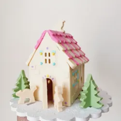 Kit Arma tu Casita de Chocolate (chocolate blanco)