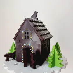 Kit Crea tu Casita de Chocolate (chocolate negro y blanco)