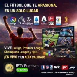 IPTV Premium: Disfruta las mejores ligas del mundo en vivo