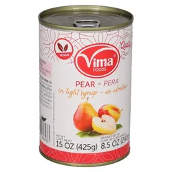 Pera en almíbar