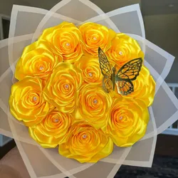 Ramo de 10 rosas eternas💛