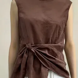Blusa con lazo