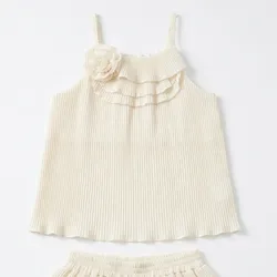 Blusa de niña plisada