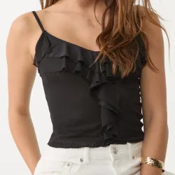 Blusa negra Bershka