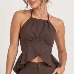 Blusa tiras largas