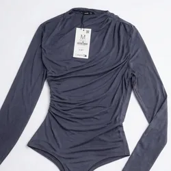 Body gris Stradivarius