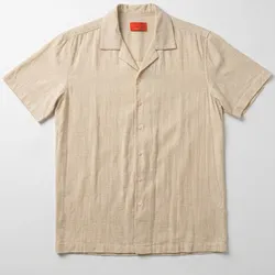 Camisa Beige de Hombre