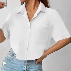 Camisa cajita corta