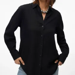 Camisa Negra manga larga