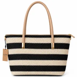 Cartera Tejida a Rayas