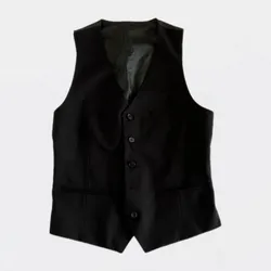 Chaleco negro de hombre