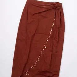 Falda terracota Zara