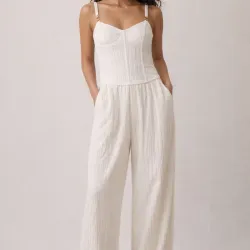 Conjunto blusa pantaloneta bambula