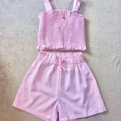 Juego de niña rosado