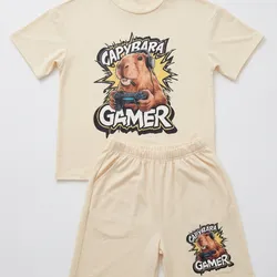 Juego de niño beige