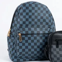 Mochila a cuadros
