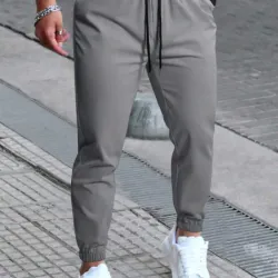 Pantalón jogger Zara Gris
