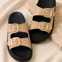 Sandalias de goma mujer