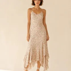 Vestido Bershka floreado
