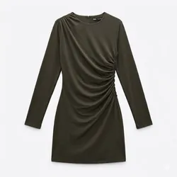 Vestido Zara de fiesta verde