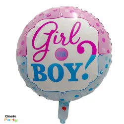Globo metalizado niño o niña
