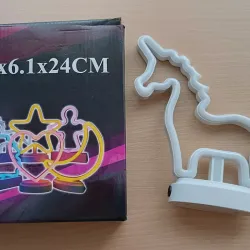 Lámpara forma unicornio led