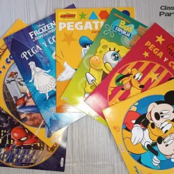 Libros pega y colorea