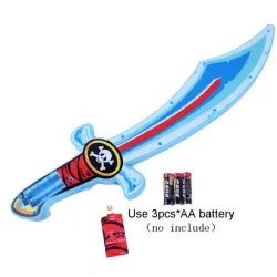 Machete pirata con luces y sonido