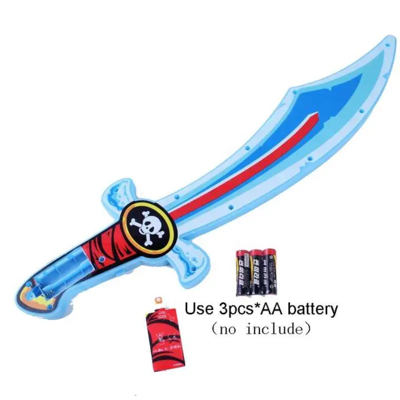 Machete pirata con luces y sonido