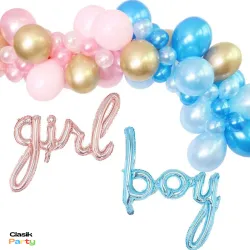 Set de globos 19 piezas Niña Niño
