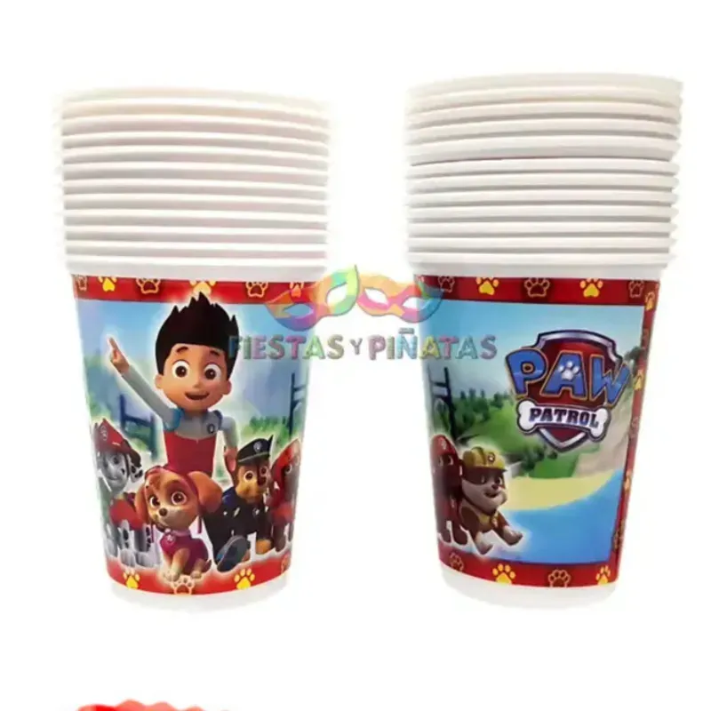 Vasos temáticos x12