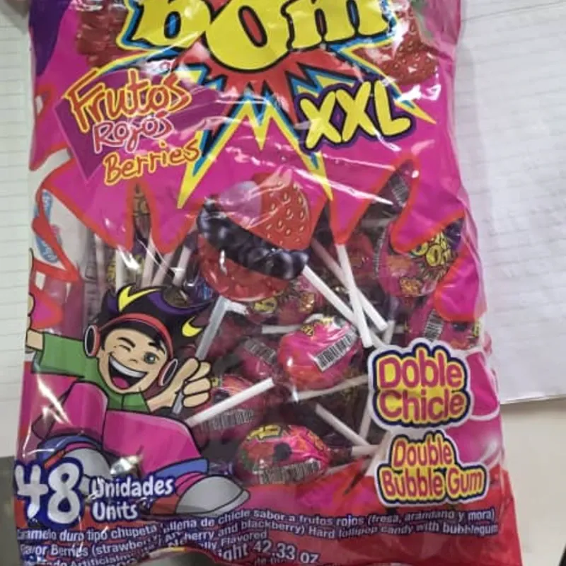 Paquetes de chupa chupa