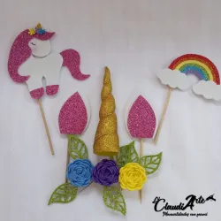 Cake topper (Unicornio)