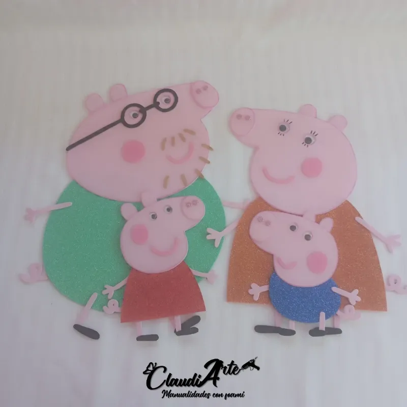 Adornos para la pared (Peppa Pig)