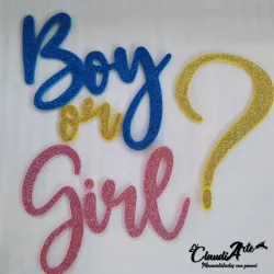 Adornos para la pared (Revelación de sexo)