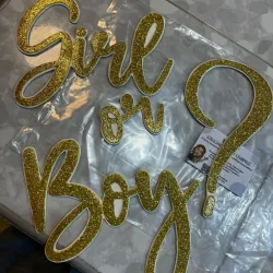 Adornos para la pared (Revelación de sexo)