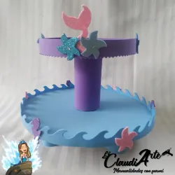 Base para Cupcakes (2 pisos) (Sirena)