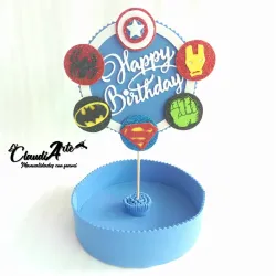 Bandejas para bufé (Superhéroes)