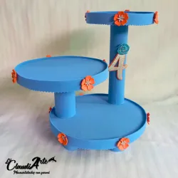 Base para Cupcakes (2 pisos) (Moana)