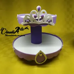 Base para Cupcakes (2 pisos) (Princesa Sofía)
