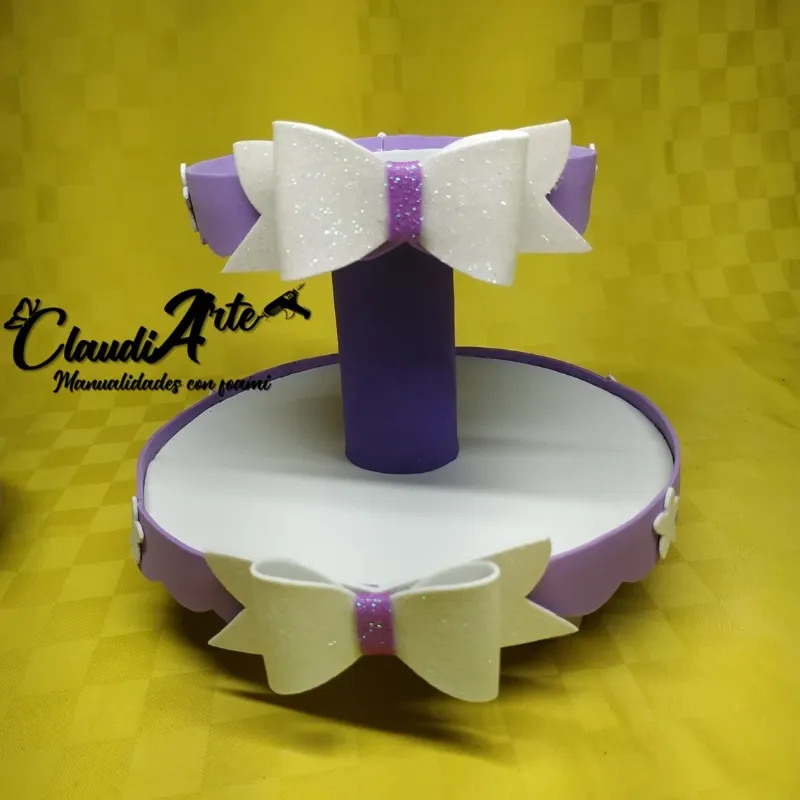 Base para Cupcakes (2 pisos) (Princesa Sofía)