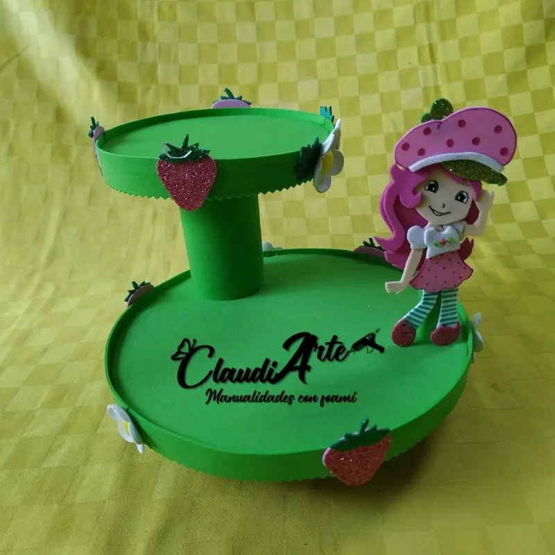 Base para Cupcakes (2 pisos) (Rosita Fresita)