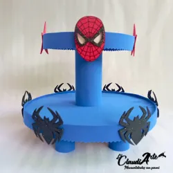 Base para Cupcakes (2 pisos) (Spiderman)