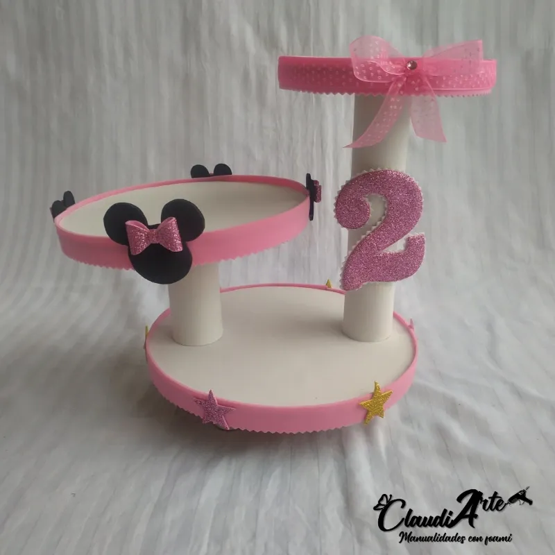 Base para Cupcakes (3 pisos) (Minnie)